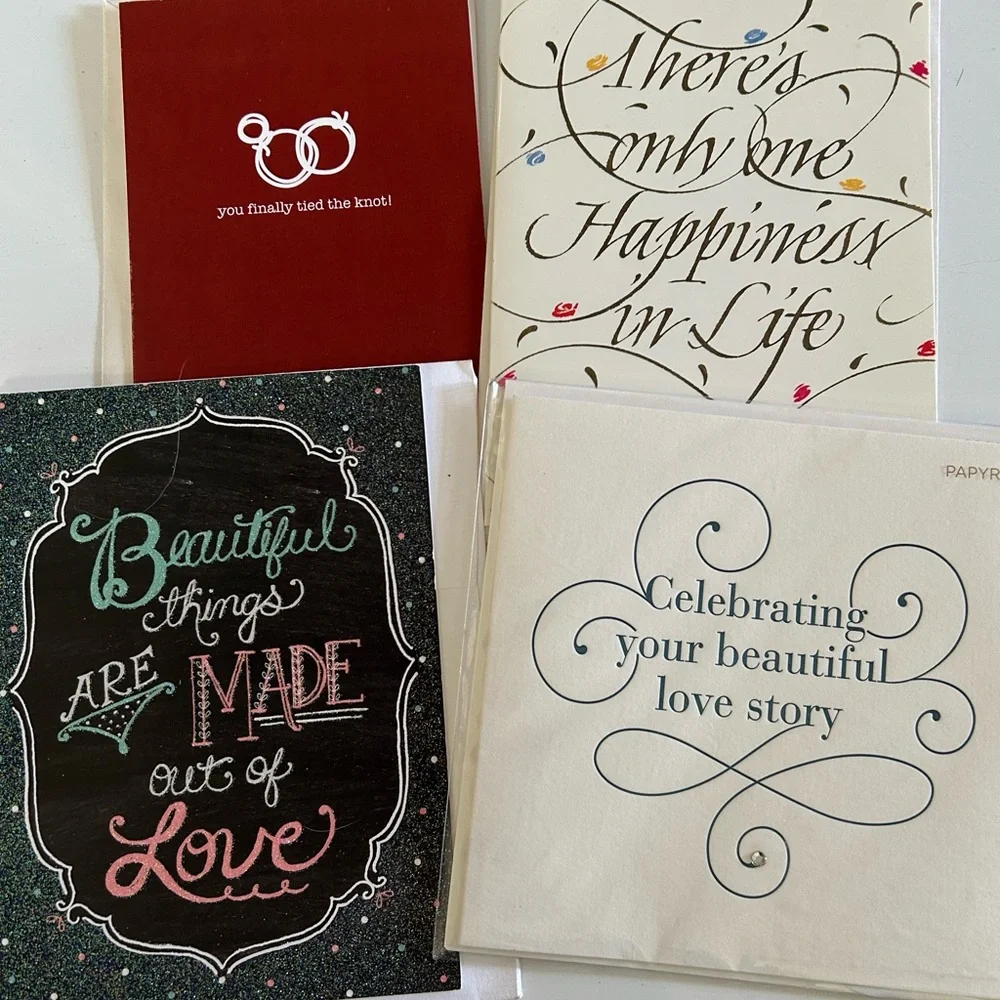 NEW Lot of 14 Wedding Themed Cards (Bundle‎ 14 cards) Papyrus, Palm Press🤵⛪👰